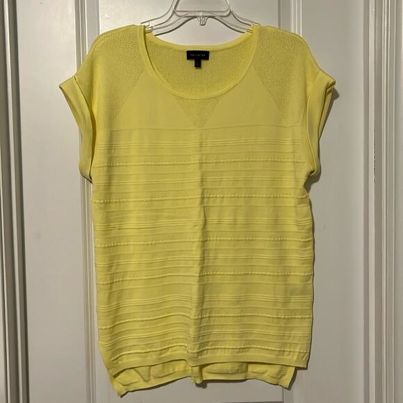 The Limited Cap Sleeve Yellow Sweater - Picture 1 of 10